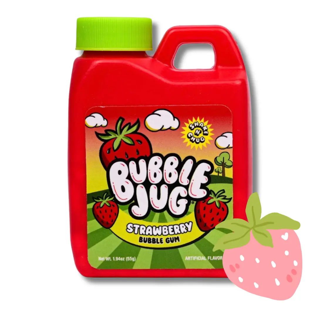 BUBBLE JUG: Strawberry Bubble Gum Jug