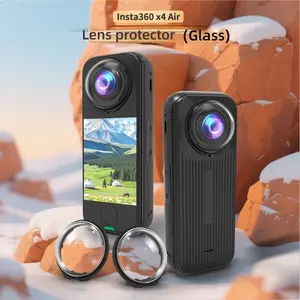 for Insta360 X4 Air Lens Guards, Optical Glass, Perfect for Outdoor Sport, Holiday Travel, Ideal Gift and Holiday Party with Premium Optical Glass, Lens Accessories | Lens Protection | Snap-on Design | Convenient Installation | Portable and Lightweight
