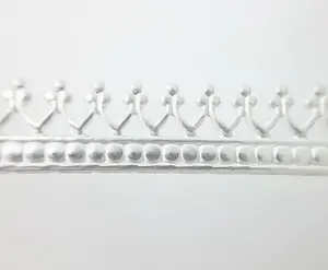 925 Sterling Silver Gallery "Crown" Wire, Hard, Decorative Design, Bezel Strip