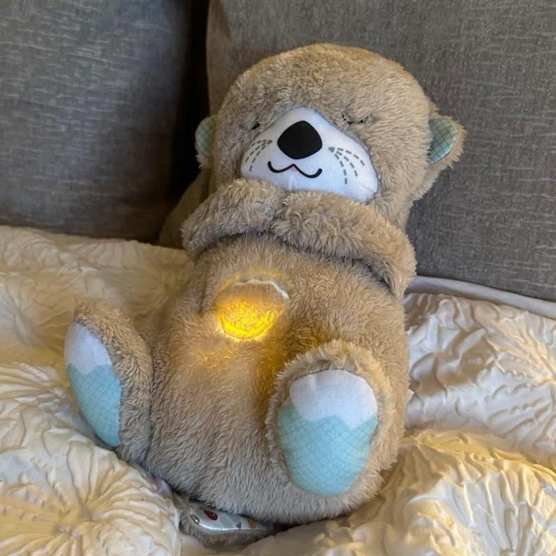Snuggies Soothe 'n Snuggle Breathing Otter - Anxiety Relief Solution Plushie with Realistic Breathing & Vibration Modes for Comfortable Sleep - Soothing Stuffed Doll with Moving Chest & Heartbeat Sounds - #1 Rated Anxiety Relief Solution