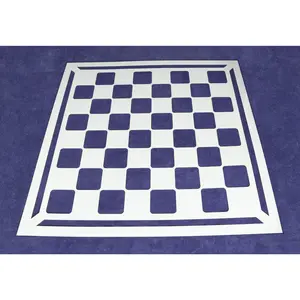 Chess/Checkerboard Stencil 14 Mil -18 X 18 Inches With Border- Painting /Crafts