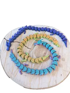 Original Articulate Dragon – Designed&Modeled from Scratch Trinkets Fidgets ADHD Fidget Nerd Gift Stim Classroom Tool Dragon Crystal Dragon Decor Ornaments