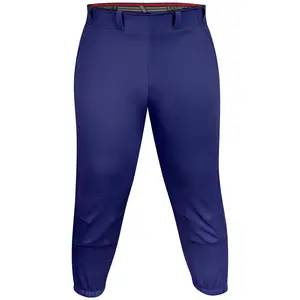 Knicker/Yoga Style Softball Pants For Girls (Navy)