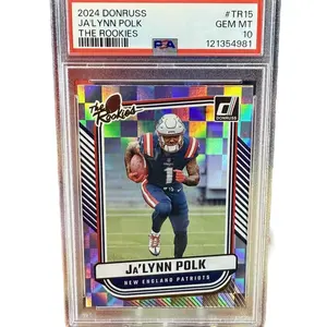 Jalynn Polk The Rookies RC- 2024 Donruss New England Patriots GEM MINT 10