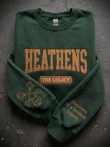 Heathens The Legacy Embroidered Sweatshirt, Rina Kent Inspired Book Merch, Legacy of Gods Fanart Crewneck, Shadows of a Broken Legacy Shirt