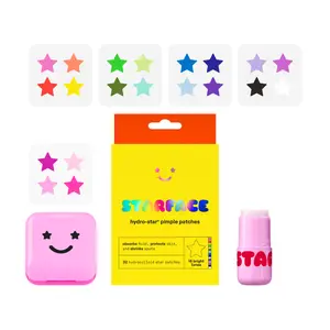 Starface Hydro-Star Favs, Bundle 1 Refill Pack, 1 Pink Compact, 1 Lip Balm Starface Hydro-Star Favs, Bundle 1 Refill Pack, 1 Pink Compact, 1 Lip Balm