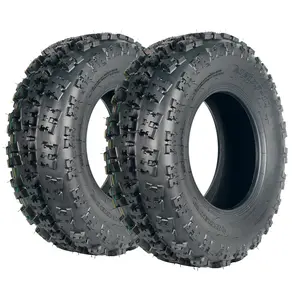 2026 New Upgraded 2pcs AT21X7-10 High-Traction 6-Ply ATV/UTV Front Tires - Tubeless Heavy-Duty Knobby Sport Traction - DOT Certified for Off-Road, Trail, Snow Use - Fits 10" Rims, Set of 2 - Size: AT21X7-10 Ideal Birthday Gifts for Women Men Friends