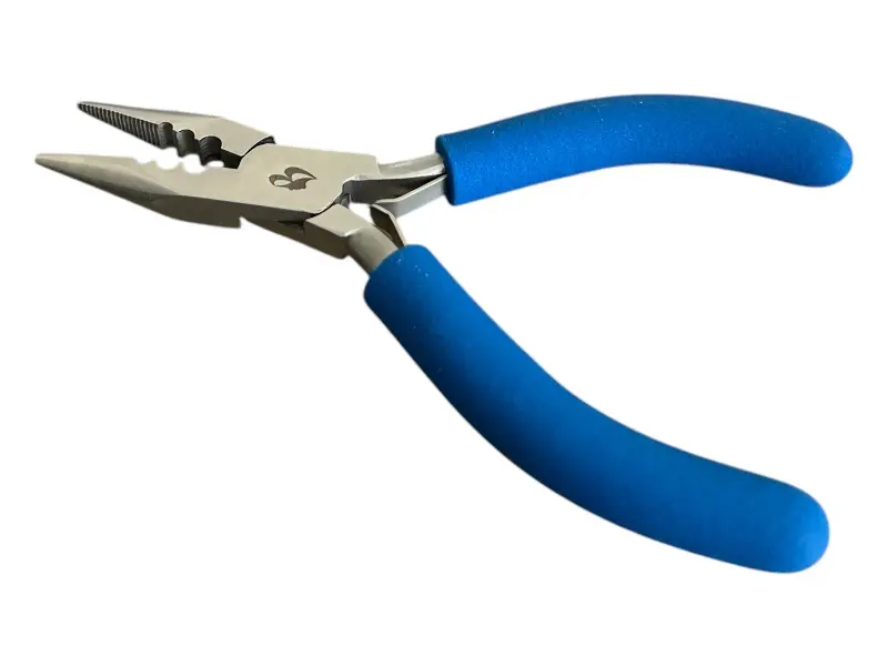MIRACLE 5-Inch Fusion Pliers for Hair Extensions - 3-Hole, 4mm/3mm/2mm Micro Nano Ring Bead Closer Remover, Non-Slip Grip Steadies Hands, Compact Size, 3 oz, Durable Construction, Ergonomic, Precision Design, Lightweight Professional Salon Tool