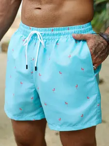 Men's Firebird Print Casual Shorts, Adjustable Waistband, Quick-Dry Breathable Fabric, Perfect Gift for Boyfriend or Brother