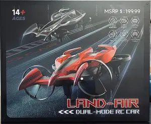 Land-Air Dual Mode RC Flying Car with Remote Control – Rechargeable