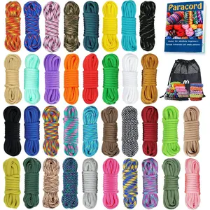 36 Colors 10ft Paracord 550 Combo kit, Paracord Bracelets Making kit - Multifunction Paracord Rope with Instruction for Making Lanyard,  , Idea for ...