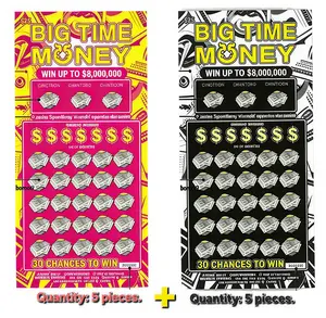 Prank Gag Fake Lottery Tickets Billetes de loteriade broma - 10 Total Tickets, 4 of Each WinningTicket Design, These Scratch Off Cards LookSuper Real Like A Real Scratcher Joke LottoTicket, Win 10,000 or $80,000