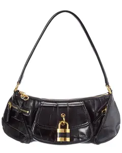 Chloé Logo 99 Patent Shoulder Bag