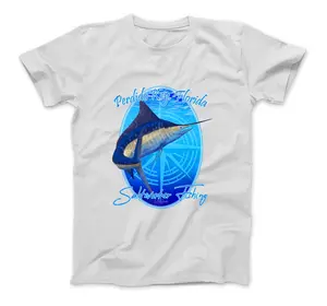 Perdido Key, Florida Sailfish Billfish Saltwater Fishing T-Shirt For Men And Women (Many Colors)