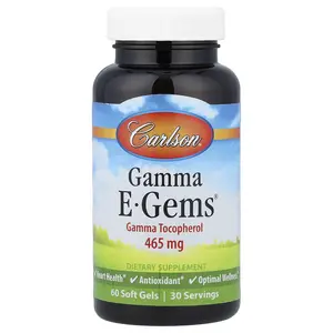 Carlson Gamma E-Gems®, 60 Soft Gels