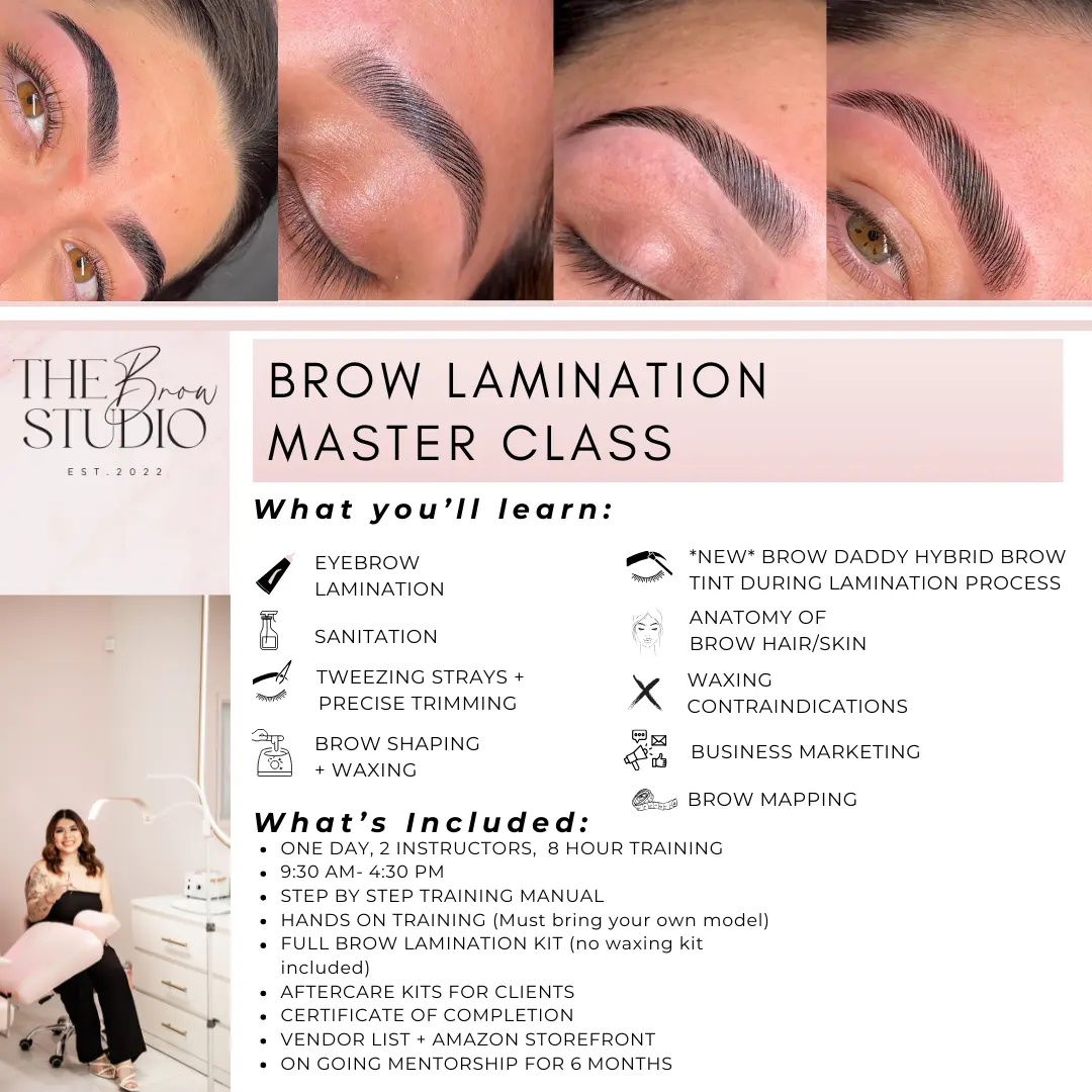 Brow Lamination 1:1 Masterclass