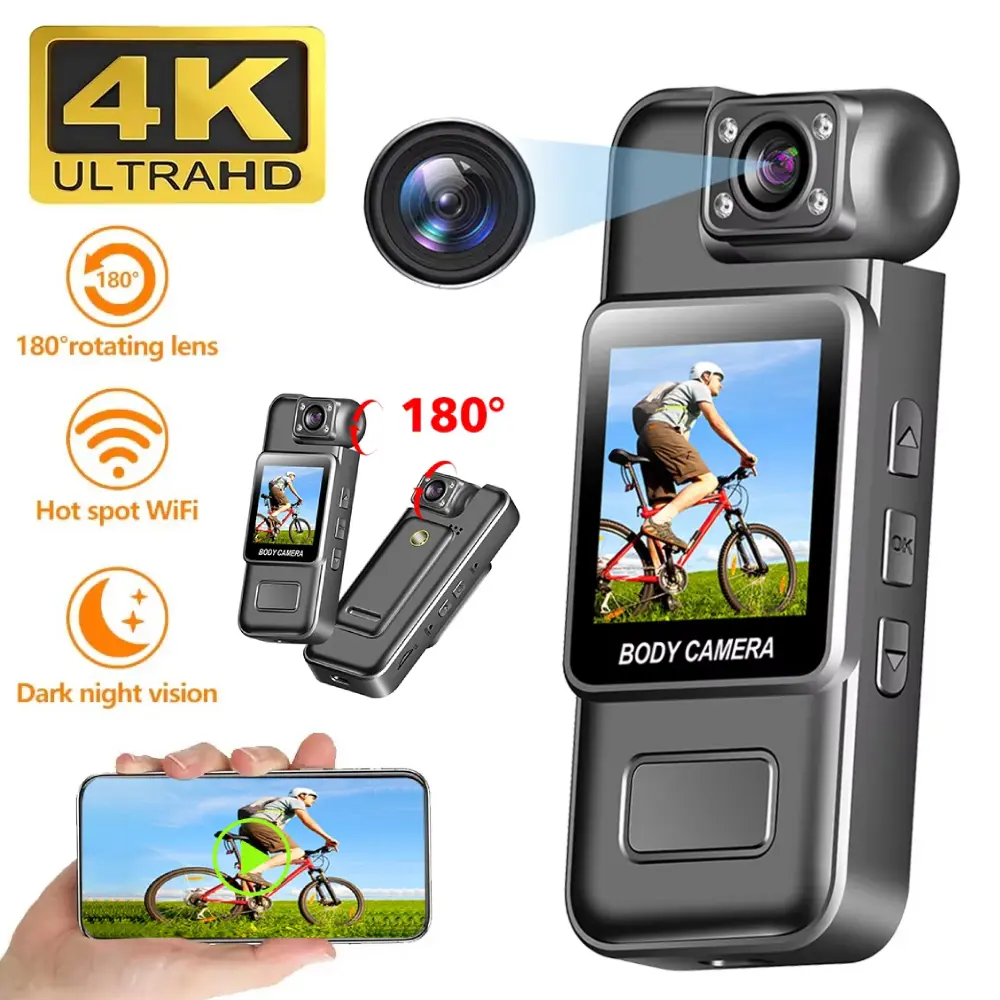 Ultra HD 4K WiFi Mini Camera Portable Digital Video Recorder BodyCam Infrared Night Vision Sports DV Riding Camcorder 카메라