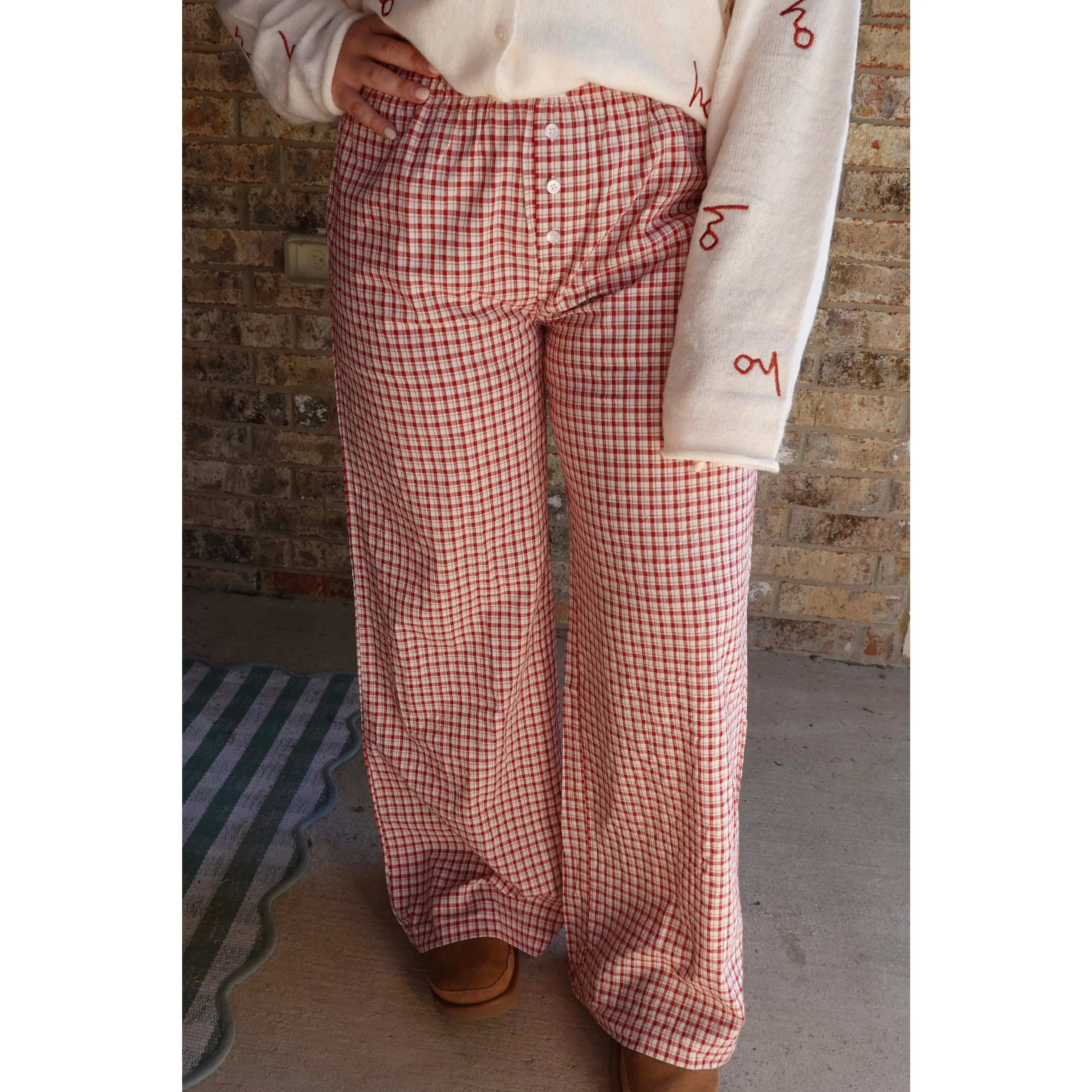 Plaid Boxer Pants