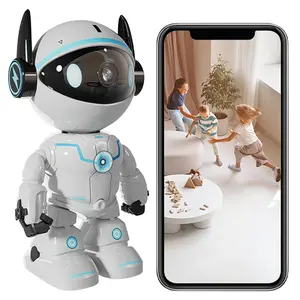 WiFi Robot Surveillance Camera, Fun Tech Design, Remote Baby Monitoring, Two-Way Voice, Human Tracking, Home Care for Kids, Elderly & Pets