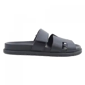 Pre-owned HERMÈS Calfskin Small Leather Goods Hermes Chypre Calf Sandals