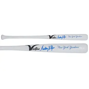 Anthony Volpe New York Yankees Autographed Victus Team ID Mini Bat - Fanatics Authentic Certified