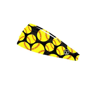 RAVEbandz The Pro - Wide Stretch Headband (Softball)