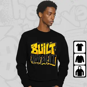 Thunder 4s Sweatshirt Match Built Different, Sneaker Shirt, Sneaker Sweatshirt