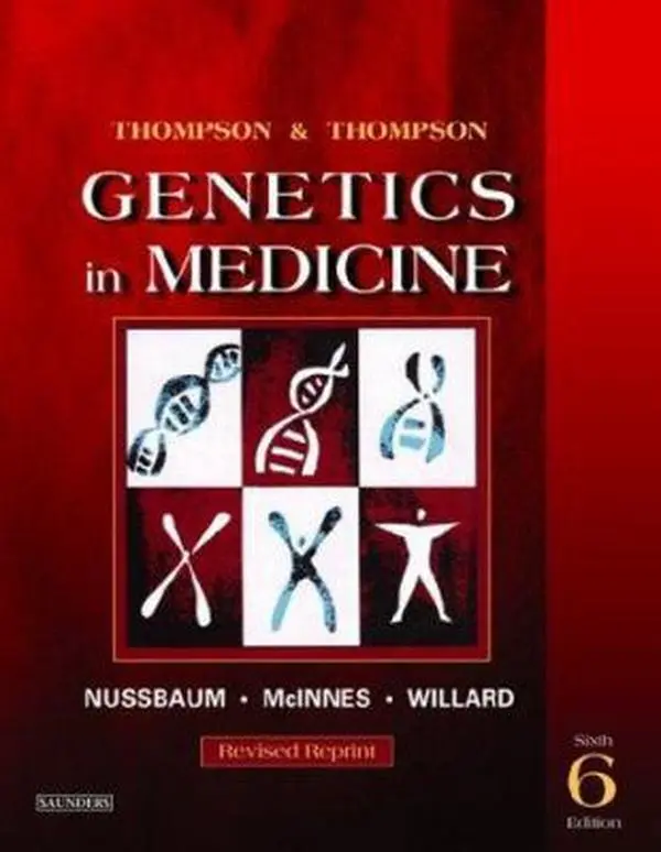 USED-Thompson & Thompson Genetics in Medicine, Revised Reprint, 6th Edition by Robert L. Nussbaum (Paperback)