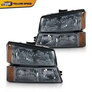 Fit For 03-06 Silverado 1500 Avalanche Amber Corner Headlight Lamps Left +Right