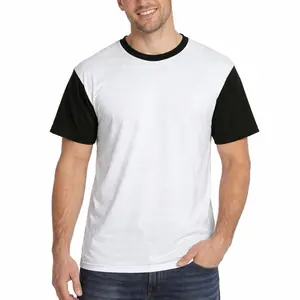 2 Pack Sublivie Men's Blackout Sublimation T-Shirt 2 Pack - 100% Polyester Moisture Management Jersey Fabric for Comfort & Durability - Fashion Menswear Tee