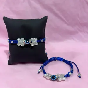 Blue butterfly mexican bracelet