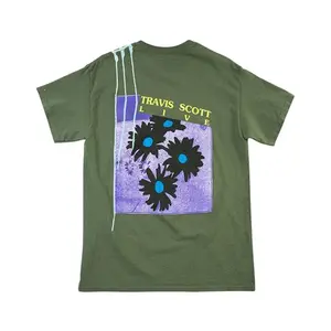 Travis Scott Astroworld Europe Exclusive T-Shirt Washed Green (men) by StockX