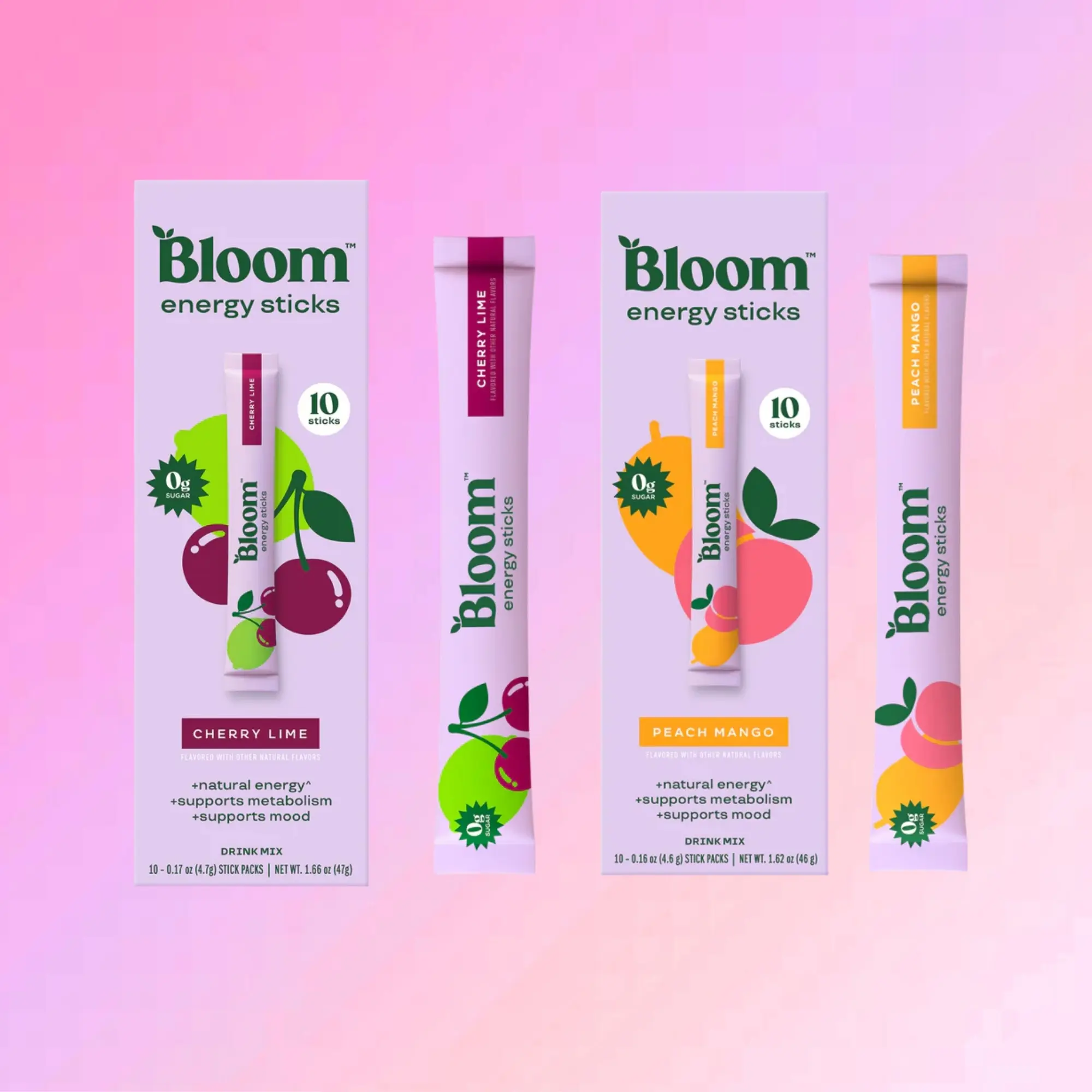 Cherry Lime + Peach Mango