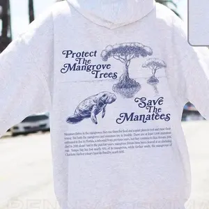 Manatee Sweatshirt Granola Girl Hoodie Respect The Locals Coconut Girl Save the Ocean Animals Shirt Marine Biology Shirt Beachy Hoodies