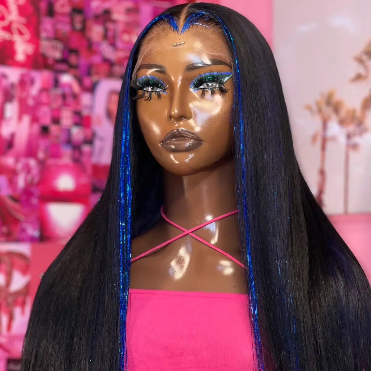 Lola blue  custom wig