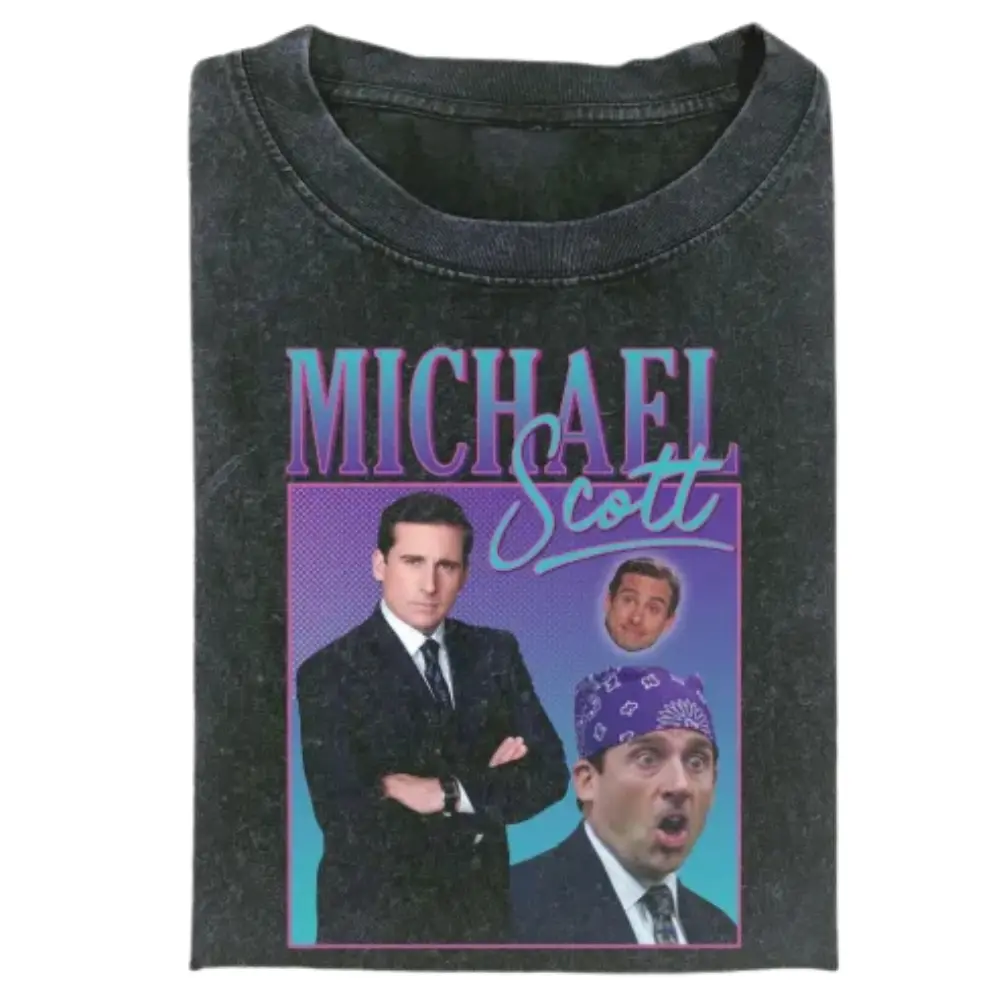 Vintage Michael Scott Tee, The Office Graphic Tee, Funny TV Show Shirt, Classic Comedy Meme T-Shirt, Retro Pop Culture Top, Gift for Men, Gift for Women