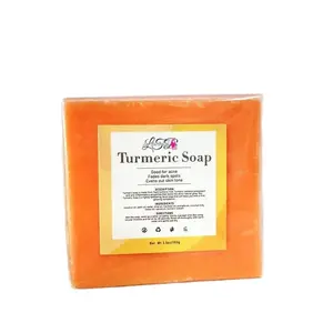LB Glow Turmeric Soap Bar - Natural Turmeric Soap for Skin Care - Ideal for Moisturizing and Gentle Cleansing
