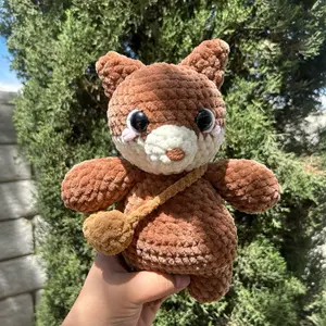 Hand Crocheted Squirrel