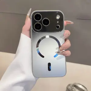 PROMAX Shiny TPU Magnetic HD Lens Guard Casing - Shockproof Customized Magnetic Attachment Smartphone Case, Protective Cover with Included Accessories for iPhone 17 Pro Max/16 Pro/15/14