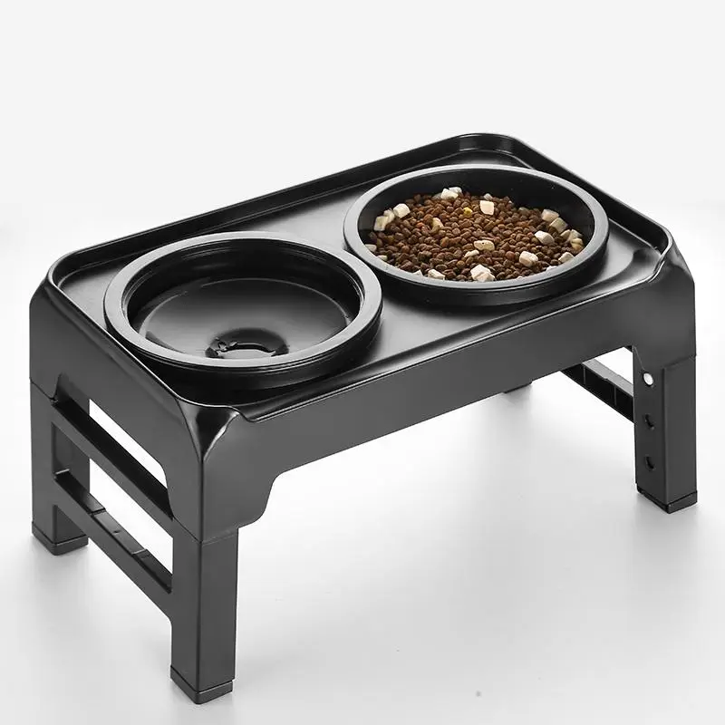 Liftable Pet Feeding Bowl, 2-in-1 Slow Feeding Elevated Dog Bowl, Anti Spill Pet Feeder, Pet Feeding Supplies For Cat & Dog, Cat Products, Christmas G