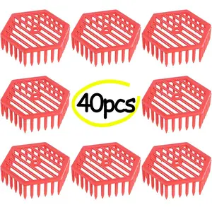 40pcs Garden Bee Cage Spawning Tool Queen Rearing System ， Queen Spawning Plate Spawning Control Panel Too beekeeping tools