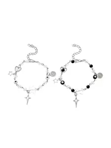 JJK Bracelets Gojo and Geto Inspired Bracelet Jujutsu Anime Matching Bracelets Friendship Gifts for Women Men Costume Jewelry