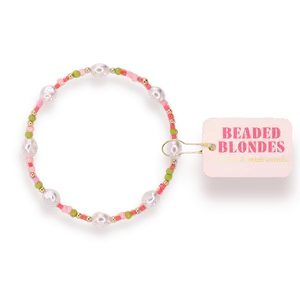 Watermelon Sprinkle Pearl Bracelet