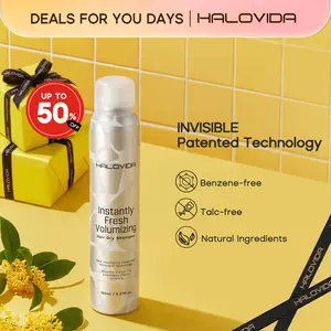 HALOVIDA INSTANT FRESH VOLUME BOOST HAIR DRY SHAMPOO 5.07 FL.OZ. Natural Cleanser, Absorbs Oil,Clean,Invisible & Quick-Dispersing summerwins,DealsForYouDays