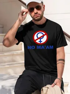 NO MA'AM Baby Sinclair Dinosaurs 2026 new model Black/White Tee Stylish & Comfortable Loose Crew Neck Short Sleeve T-shirts Versatile On Trend Eye Catching Printed Graphic Casual Tee for Daily Wea