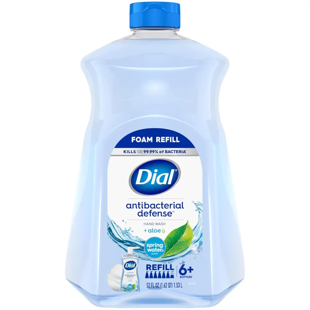 Defense Foaming Hand Soap Refill Spring Water 52 Fl Oz With Aloe Vera Gentle Moisturizing Hand Soap