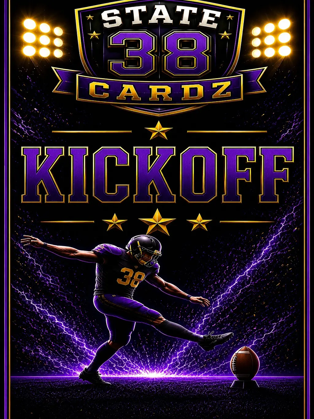 KICKOFF Break #8 Sports Trading Card Box - 1 Card Per Box, Pick Your Lineup