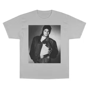 Vintage Michael Jackson Champion T-Shirt, Retro Music Tee, 80s Pop Culture, Unisex Graphic Shirt, Gift for Fans