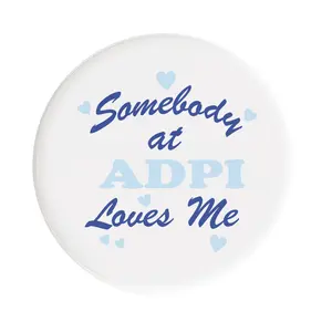 Alpha Delta Pi Love Me Sorority Button
