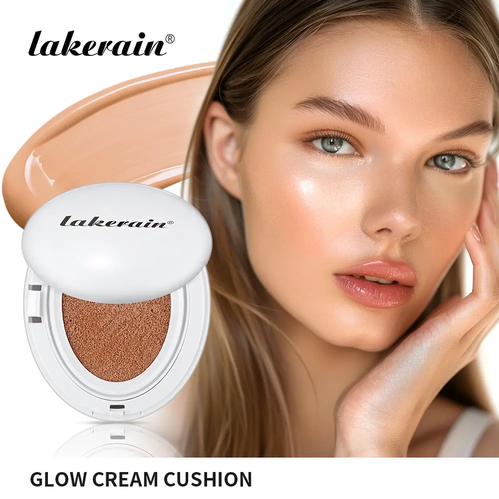 1 Count Long-Lasting Cushion Cream Foundation, Waterproof and Smudge-proof Foundation, Medium Coverage, Hydrating & Non-Drying, Natural Glow Finish, Lightweight Face Makeup, Beauty Cosmetics for Radiant Skin